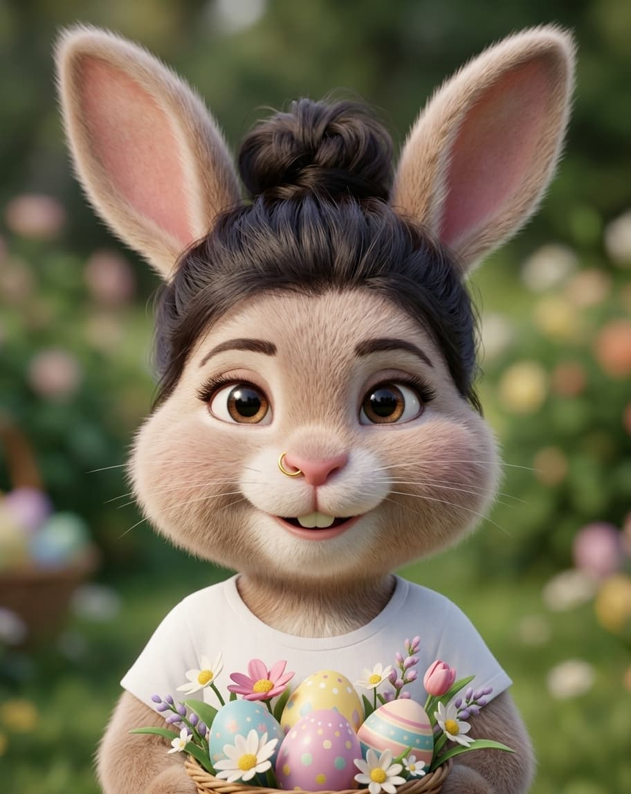 Filtro Coelhinho da Páscoa — DEPOIS